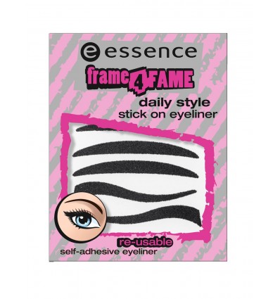 essence frame for fame stick on eyeliner 01 daily style 3pcs