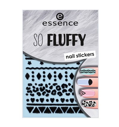 essence so fluffy nail stickers 11 91pcs