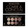 Makeup Revolution Ultra Cover and Concealer Palette Medium Dark 10g