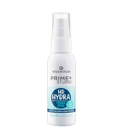 essence prime + studio hd hydra primer spray 50ml