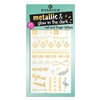 essence metallic & glow in the dark nail and finger tattoos 01 let metals go glow 45pcs