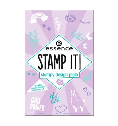 essence stamp it! stampy design plate 01 nails just wanna have fun! 