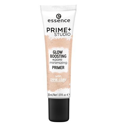 essence prime+ studio glow boosting + pore minimizing primer 30ml