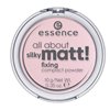 essence all about silky matt! fixing compact powder 10 translucent rose 10g