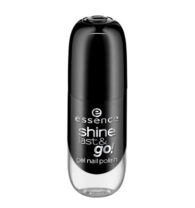 essence shine last & go! gel nail polish 46 black is back 8ml