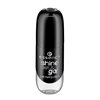 essence shine last & go! gel nail polish 46 black is back 8ml