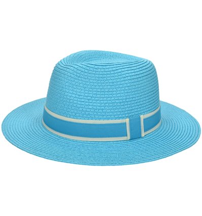 Azadé Panama Hat Τυρκουάζ