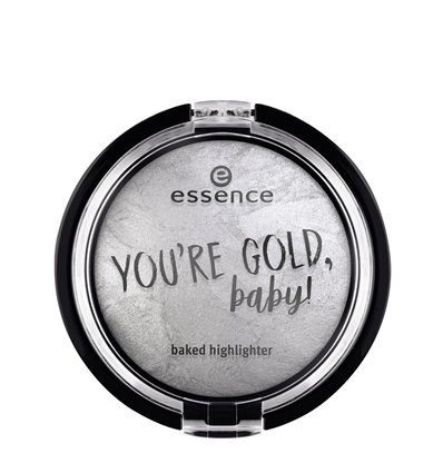 essence you're gold, baby! baked highlighter 02 my white gold! 7g