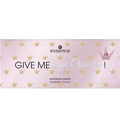 essence give me my crown! eyeshadow palette Champagne & Rosé 15g