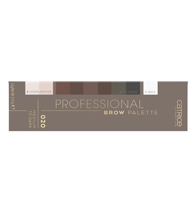 Cratice Professional Brow Palette 020 Medium To Dark 5.5g