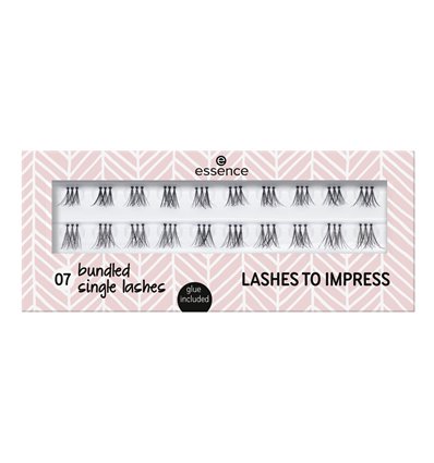 essence lashes to impress 07 bundled single lashes 20pcs