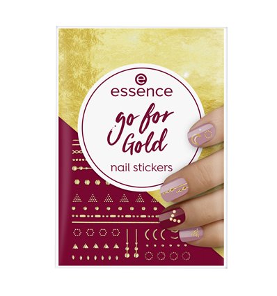 essence go for Gold nail stickers 74pcs