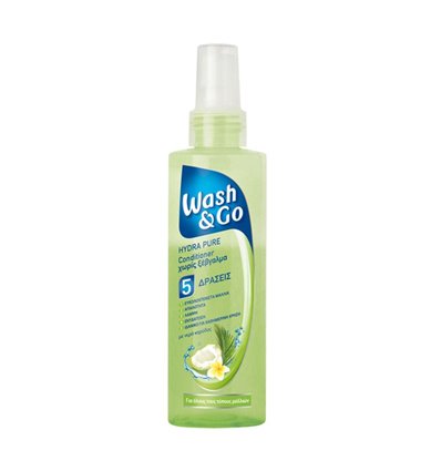 Wash & Go Conditioner Hydra Pure για Όλους τους Τύπους Μαλλιών 200ml