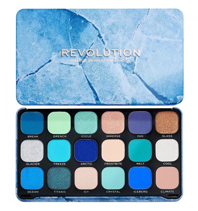 Makeup Revolution Beauty Forever Flawless Eyeshadow Palette Ice 19.8g