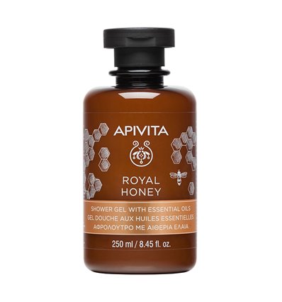 Apivita Royal Honey Κρεμώδες Αφρόλουτρο Με Αιθέρια Έλαια 300ml