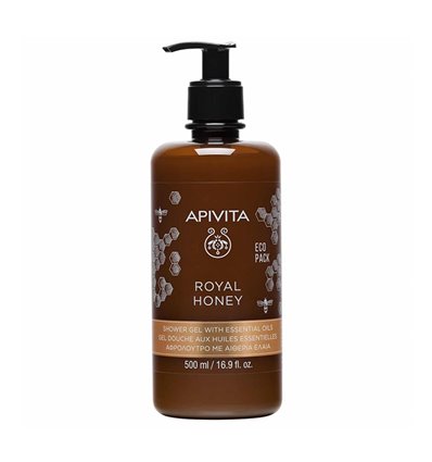 Apivita Eco Pack Royal Honey Κρεμώδες Αφρόλουτρο 500ml
