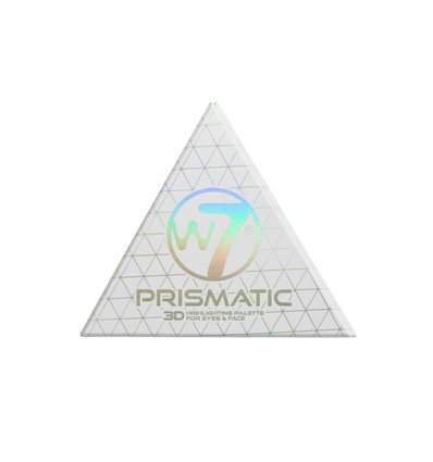 W7 3D Prismatic Eyes & Face Highlighter Palette 3.2g