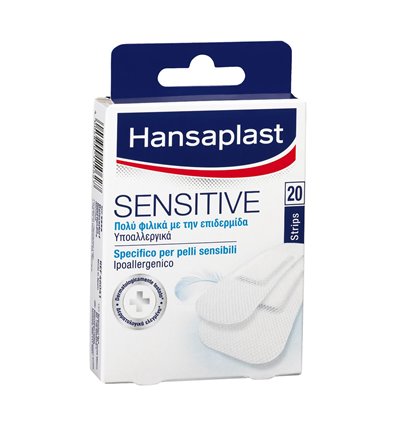 Hansaplast Sensitive Επίθεμα Ιδιαίτερα Φιλικό με την Επιδερμίδα 20pcs