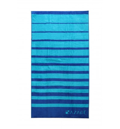 Azadé Beach Towel Bicolor striped Double Face XL 440gsm