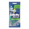 Gilette Blue II Plus Slalom Ξυραφάκια Μίας Χρήσης 5pcs