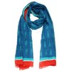 Azadé Scarf Blue/Red/Turquoise