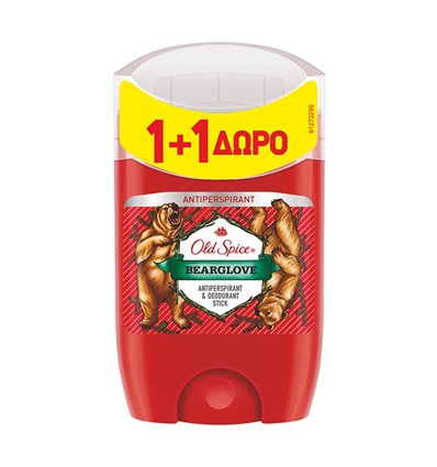 Old Spice Antiperspirant & Deodorant Stick Bearglove 1+1 2x50ml