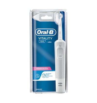 Oral-B Vitality 100 Λευκή Ηλεκτρική Οδοντόβουρτσα 1pc