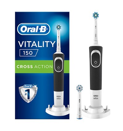 Oral-B Vitality 150 Μαύρη Ηλεκτρική Οδοντόβουρτσα 1pc