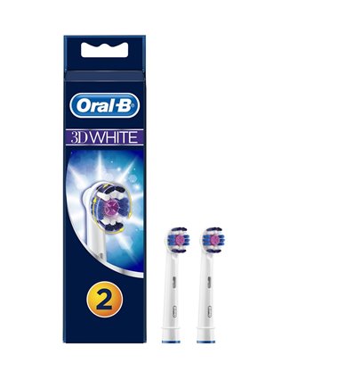 Oral-B 3DWhite Ανταλλακτικές Κεφαλές Ηλεκτρικής Οδοντόβουρτσας 2pcs