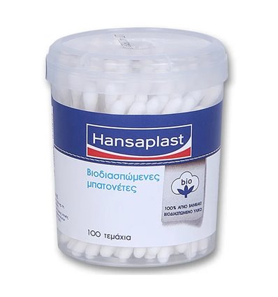 Hansaplast Βιοδιασπώμενες Μπατονέτες 100pcs