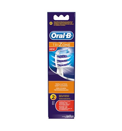Oral-B Vitality TriZone Κεφαλές Οδοντόβουρτσας 2pcs
