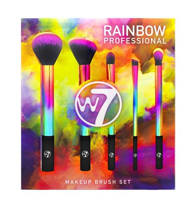 W7 W7 Rainbow Professional make up Brush set 5pcs