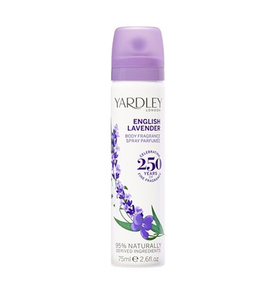 Yardley English Lavender 75ml Body Spray 75ml