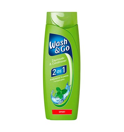 Wash & Go Shampoo 2in1 Sport 400ml