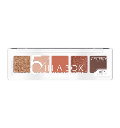 Catrice 5 In A Box Mini Eyeshadow Palette 030 Warm Spice Look 4g