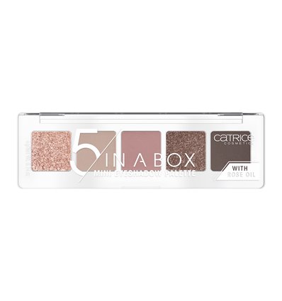Catrice 5 In A Box Mini Eyeshadow Palette 020 Soft Rose Look 4g