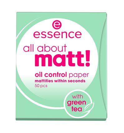 essence all about matt! oil control paper 50pcs