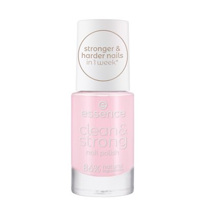 essence clean & strong nail polish 01 Pink Clouds 8ml