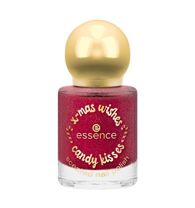 essence x-mas wishes candy kisses scented nail polish 02 Apple-y Ever After 8ml