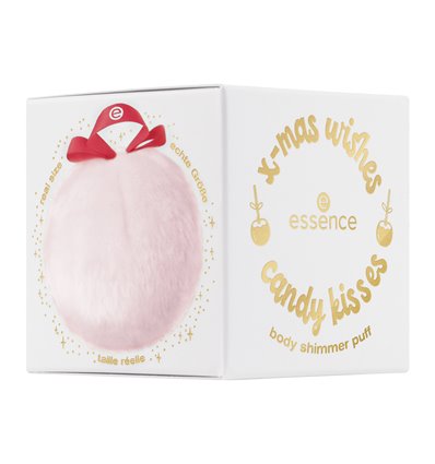 essence x-mas wishes candy kisses body shimmer puff 01 Love At First Bite 5g
