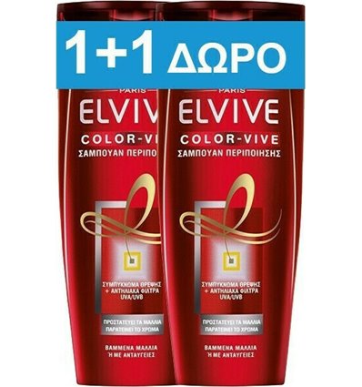 L'Oréal Elvive Color Vive Shampoo 1+1 400+400ml