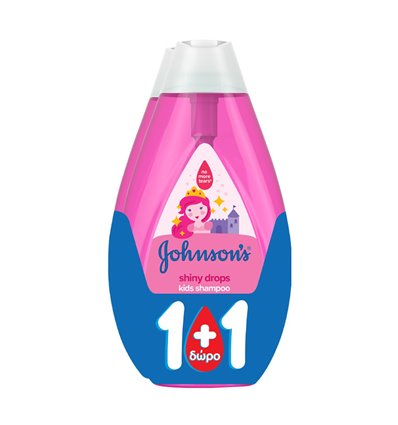Johnson's Baby Shiny Drops Shampoo 1+1 FREE 1000ml