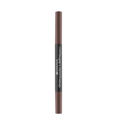 essence brow powder & define pen 02 warm dark brown 0.4g