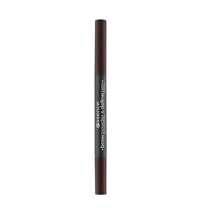 essence brow powder & define pen 04 deep brown 0.4g