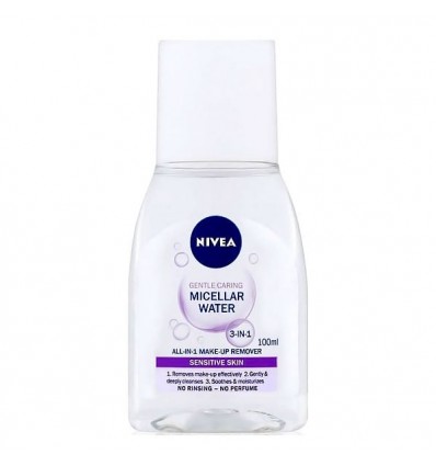Nivea Gentle Caring Micellar Water Sensitive Skin 3 in 1 No Perfume & No Rinsing 100ml