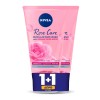 Nivea Rose Care Micellar Face Wash With Organic Rose Water 1+1 150+150ml