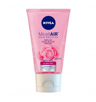 Nivea Micellair Skin Breathe Rose Water Wash Gel 150ml