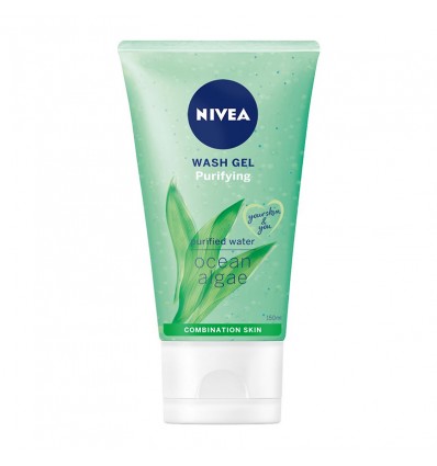 Nivea Purifying Wash Gel With Sea Algae for Mixed to Oily Skin 150ml