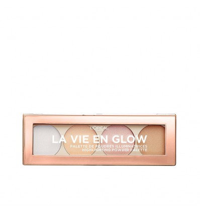 L'Oréal La Vie En Glow Highlighting Palette Highlighting παλέτα για λάμψη 01 Warm Glow 5g