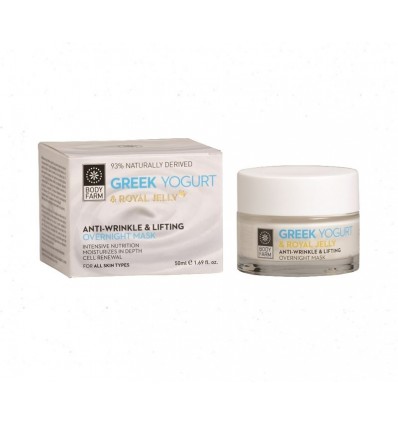 Bodyfarm Anti-Wrinkle & Lifting Overnight Mask Yogurt & Royal Jelly 50ml